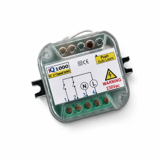 Autotech IQ1000ONOFF δικαναλικός δέκτης τηλεχειρισμού 230VAC
