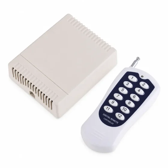 Δέκτης και τηλεχειριστήριο 12 πλήκτρων 433.92 MHz